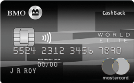 BMO® CashBack® World Elite®* Mastercard®*